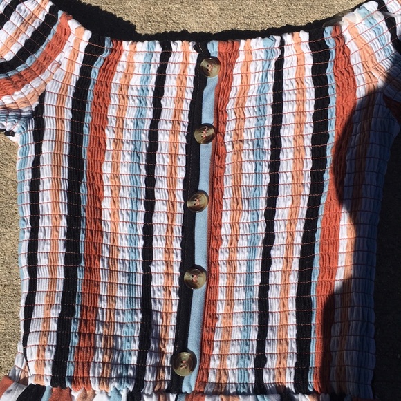 J FOR JUSTIFY BUTTON UP ROMPER - Picture 2 of 4